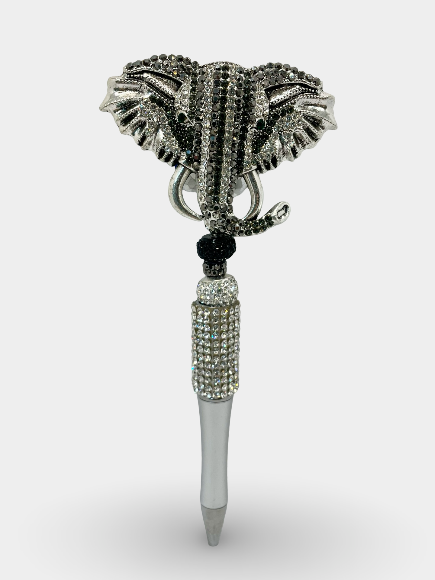 Rhinestone Elephant Head Pen