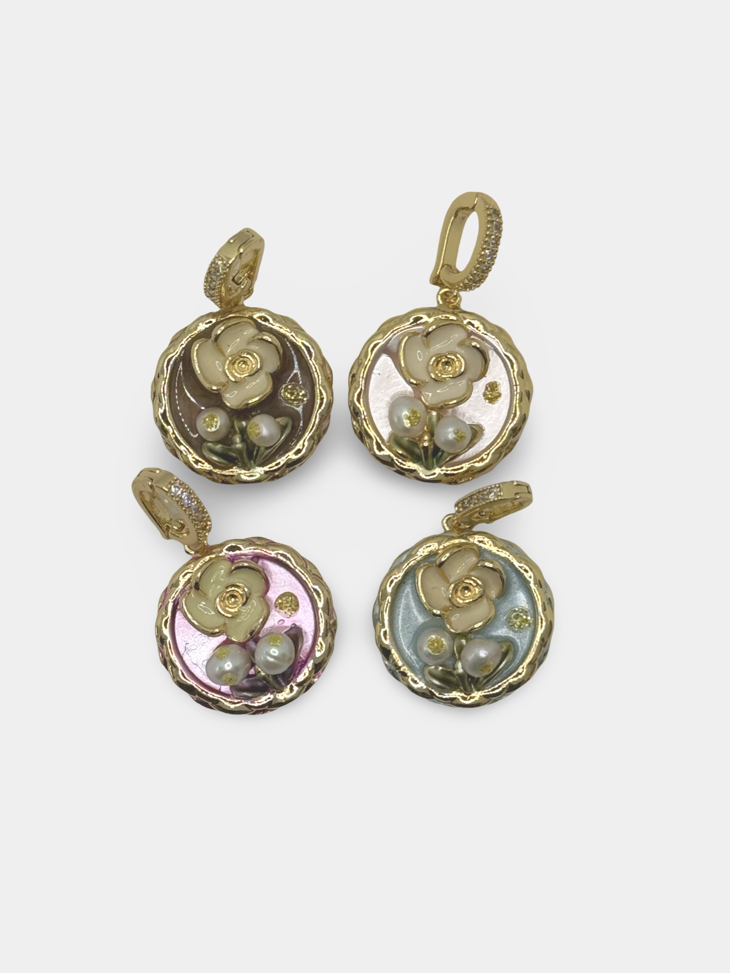 Buttercup Round Charm