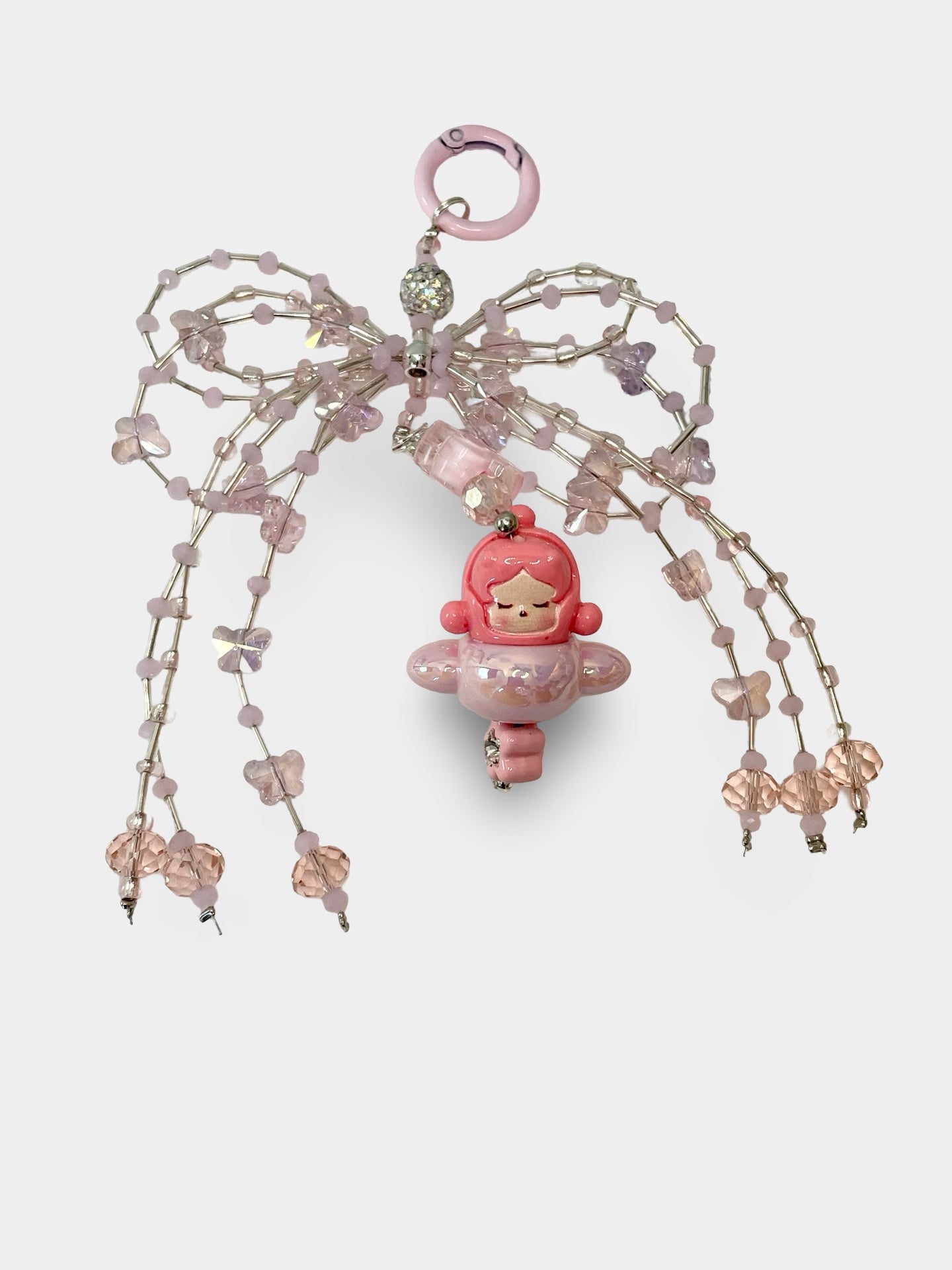 Beaded Bow SP phone Charm