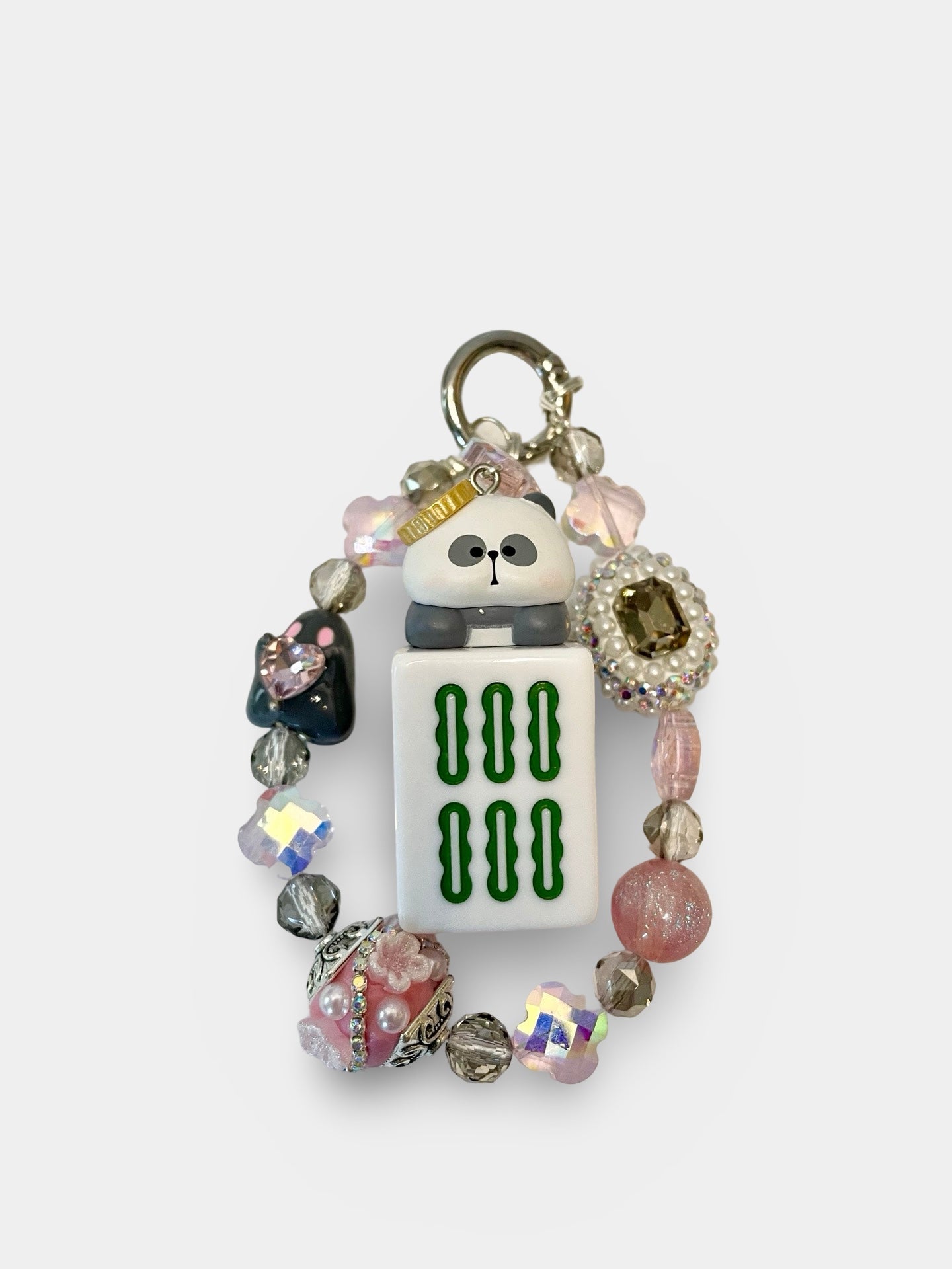 Mah Jong Panda phone chain