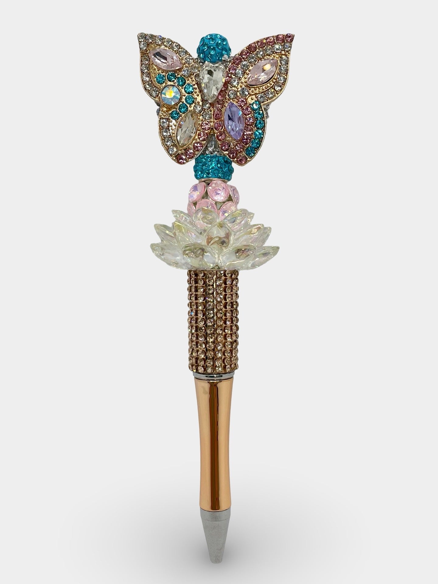 Rose Gold Butterfly Pen
