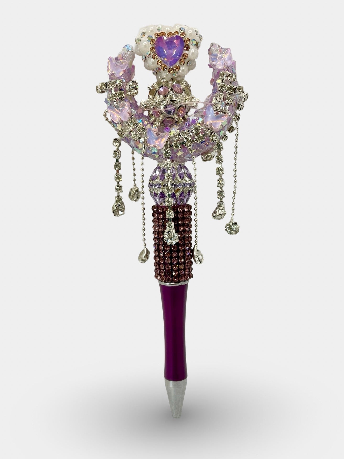 Crescent moon Pen with dangles