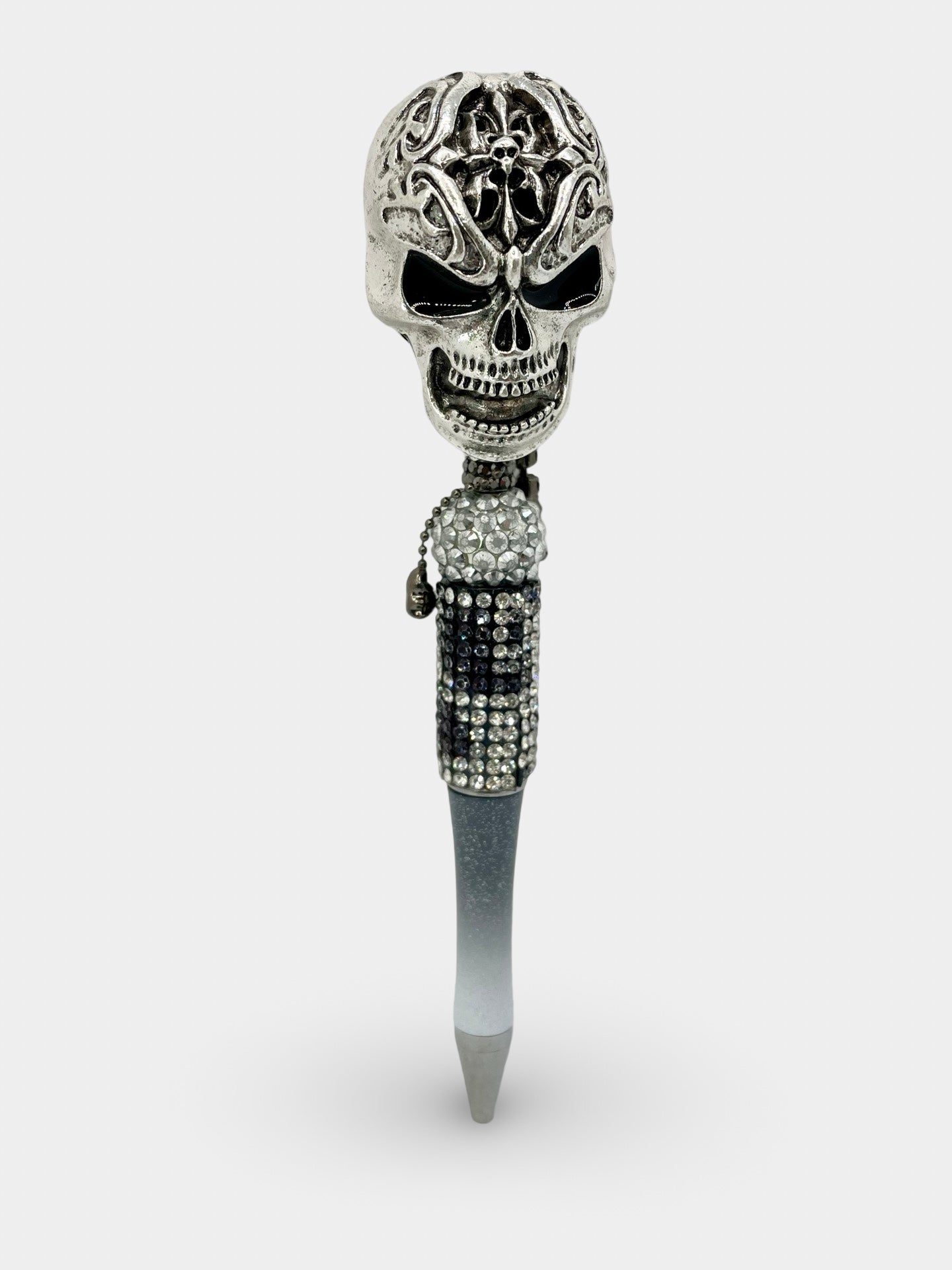 Gothic Silver Skull Pen