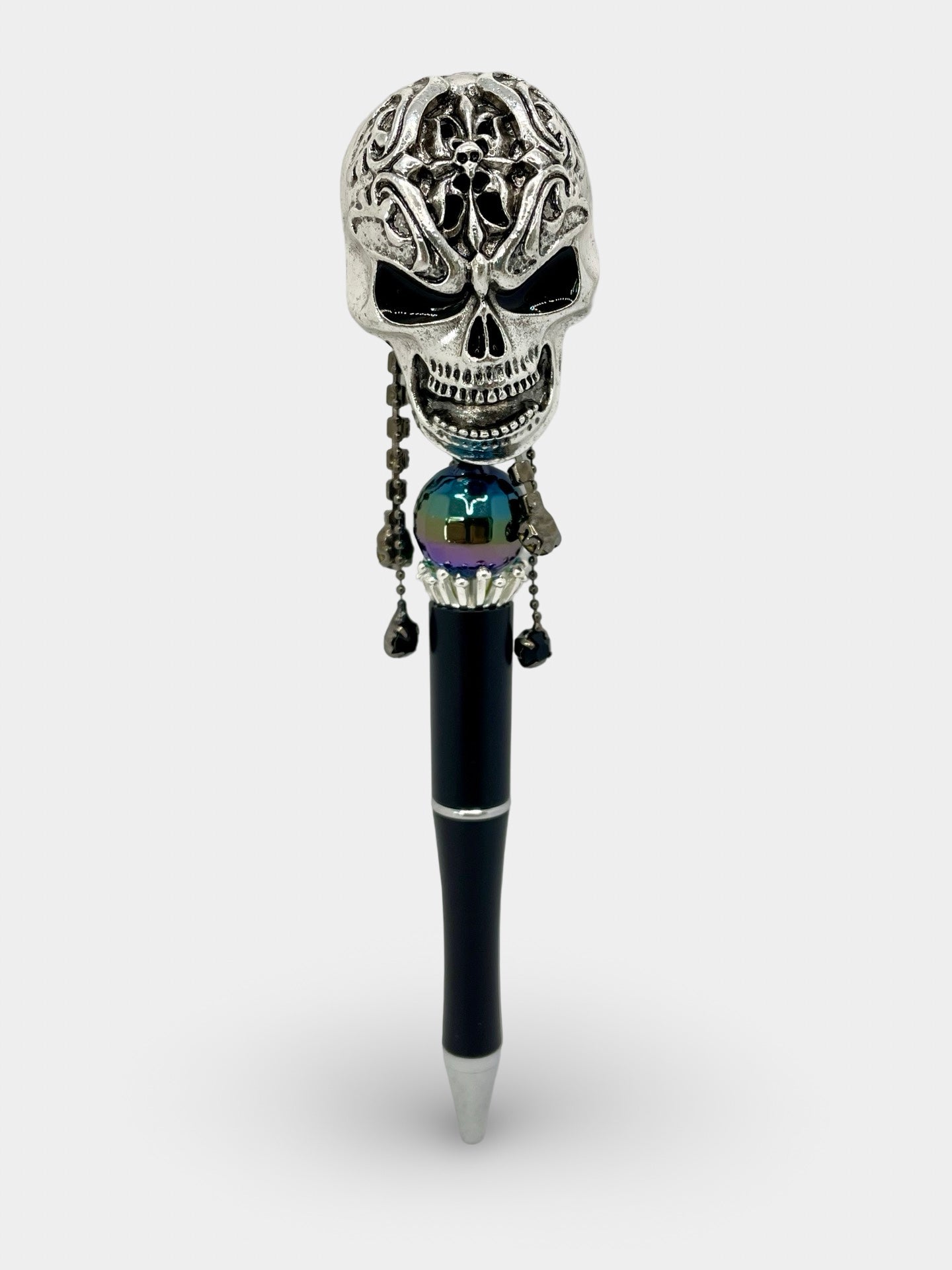Gothic Silver Skull Pen