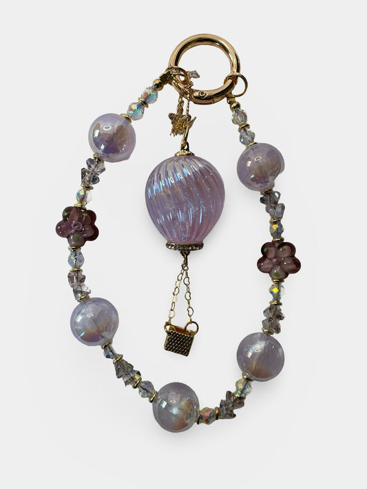 Purple Air Balloon phone chain