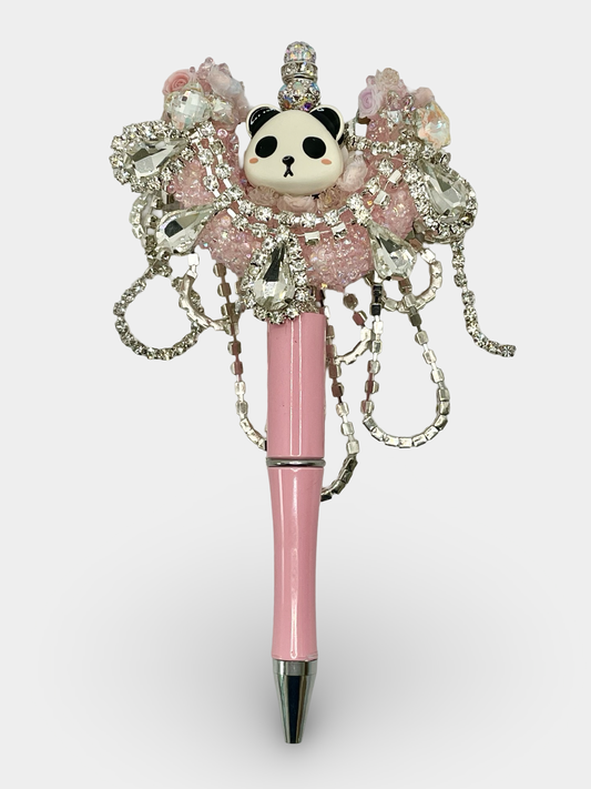 Sparkle Pink Panda Pen