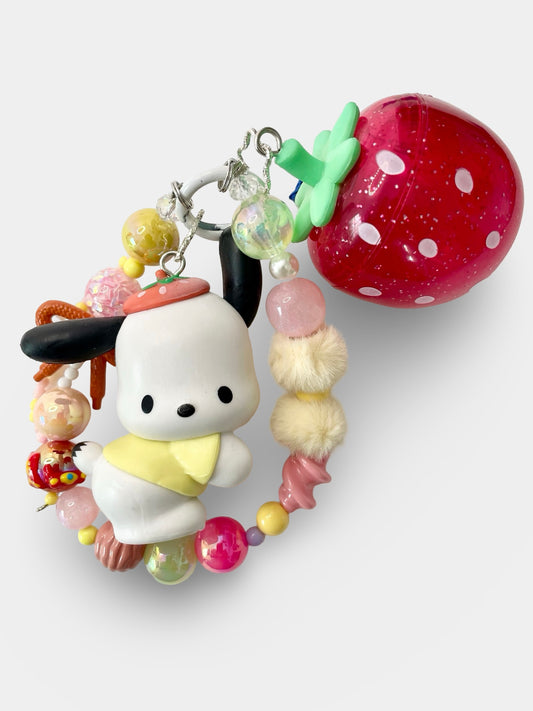 Strawberry Pachacco Phone/Bag Chain