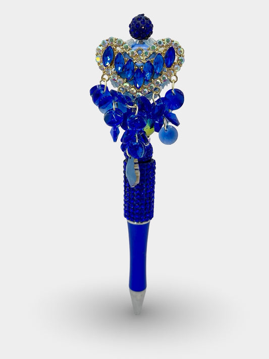 Blue Heart Pen