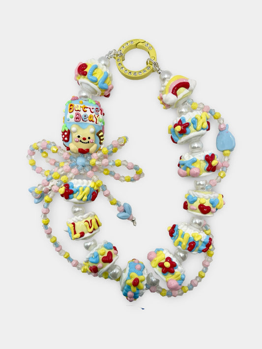 Butter Bear Phone Chain