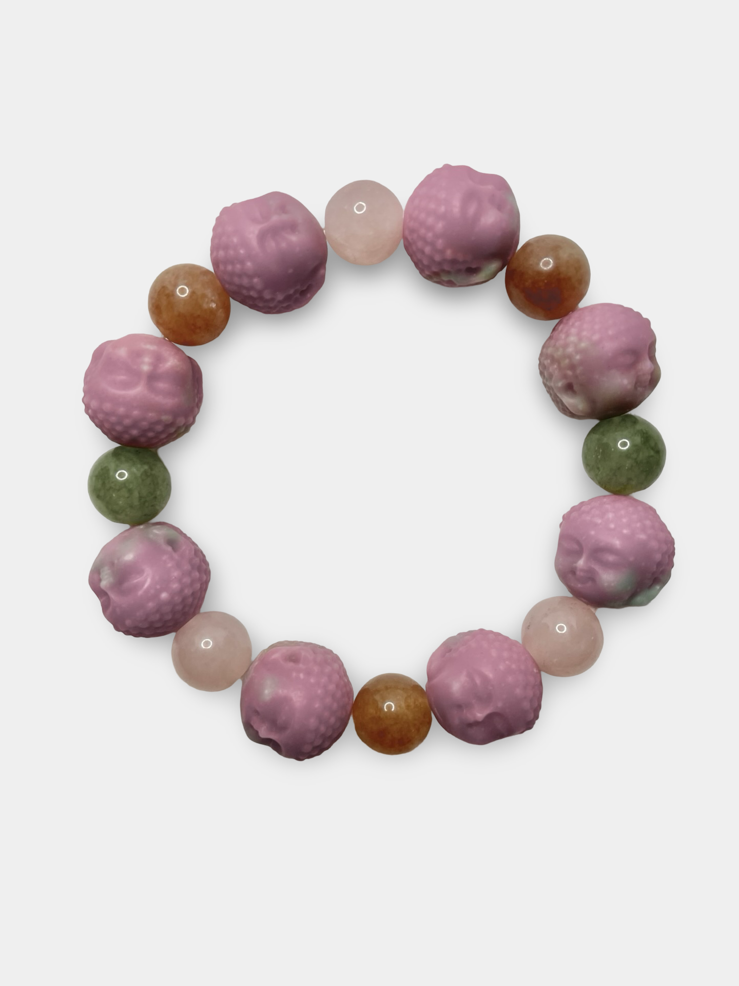 Pink Buddha Bracelet