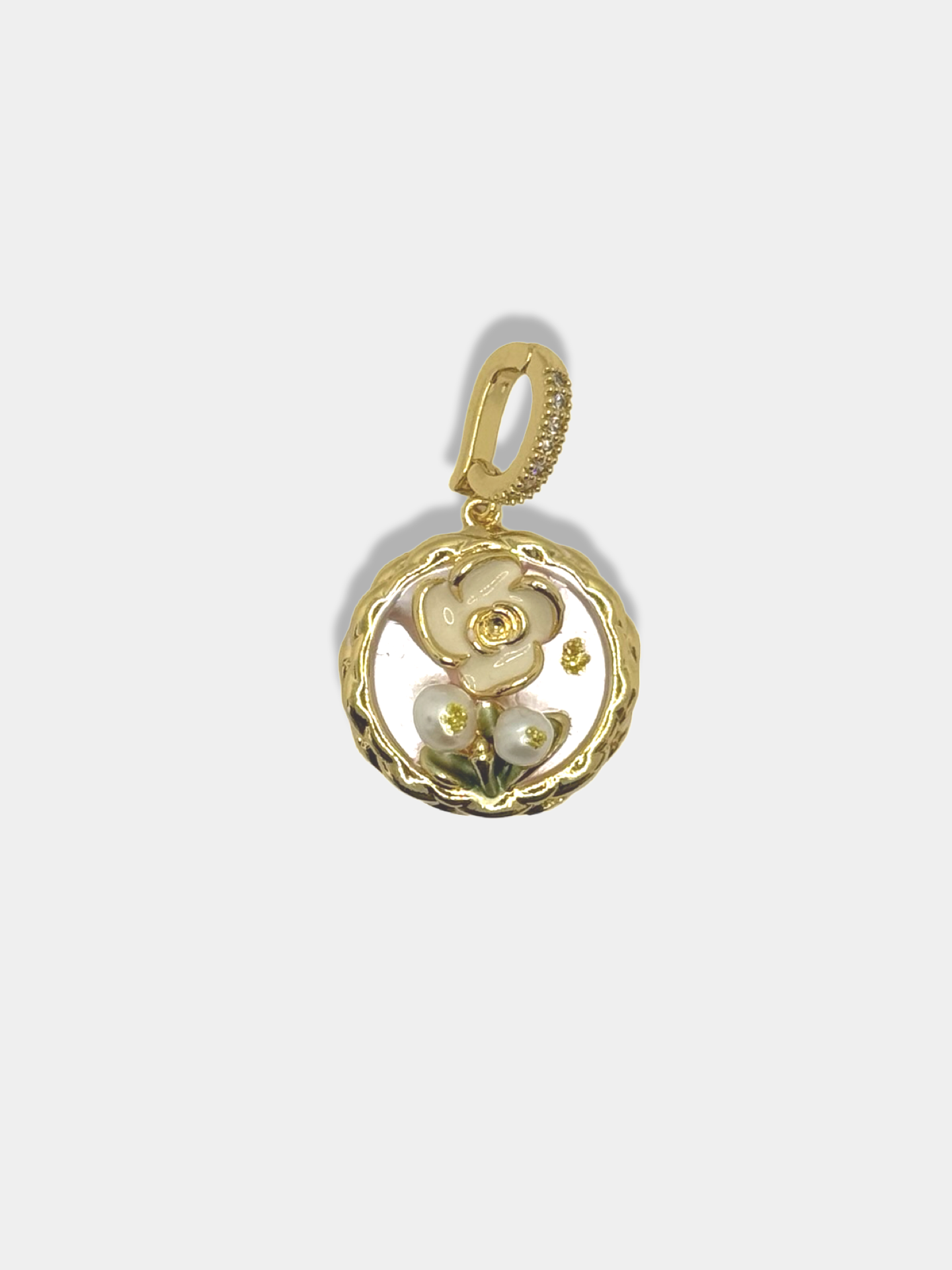 Buttercup Round Charm