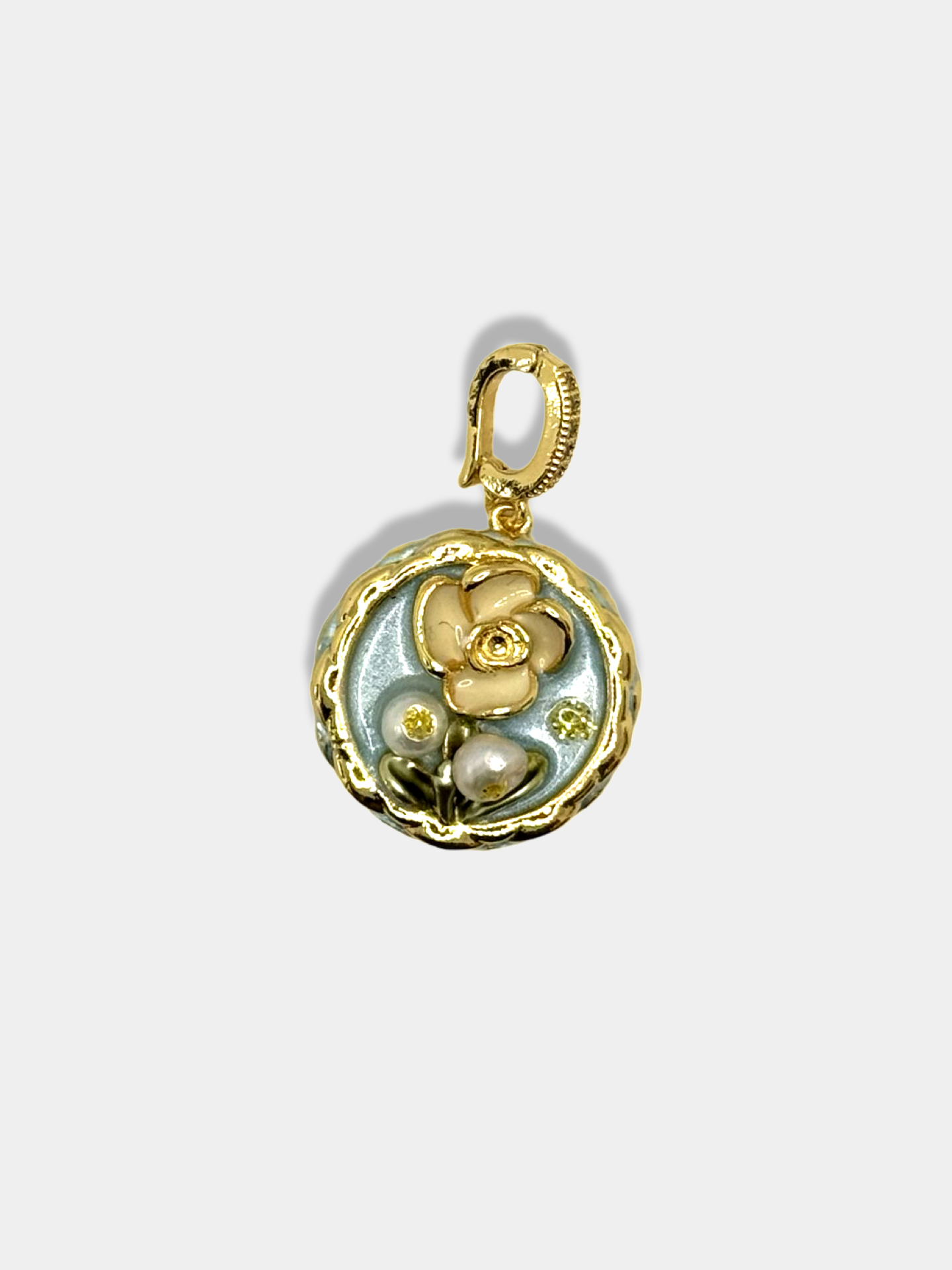 Buttercup Round Charm