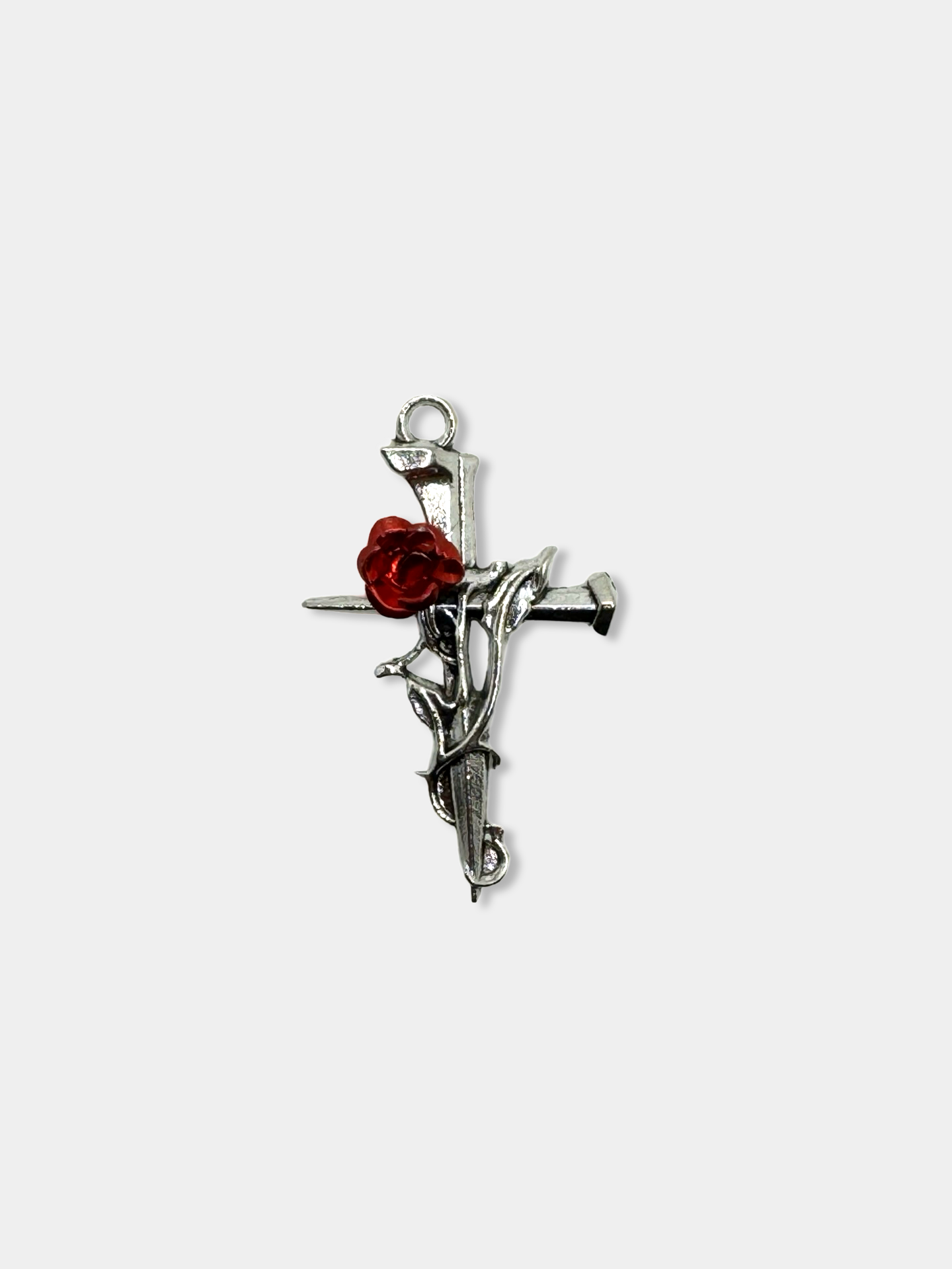 Nail With Rose Cross