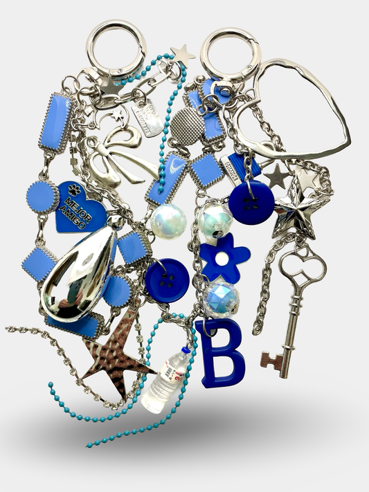 Blue and Silver Bag Chain