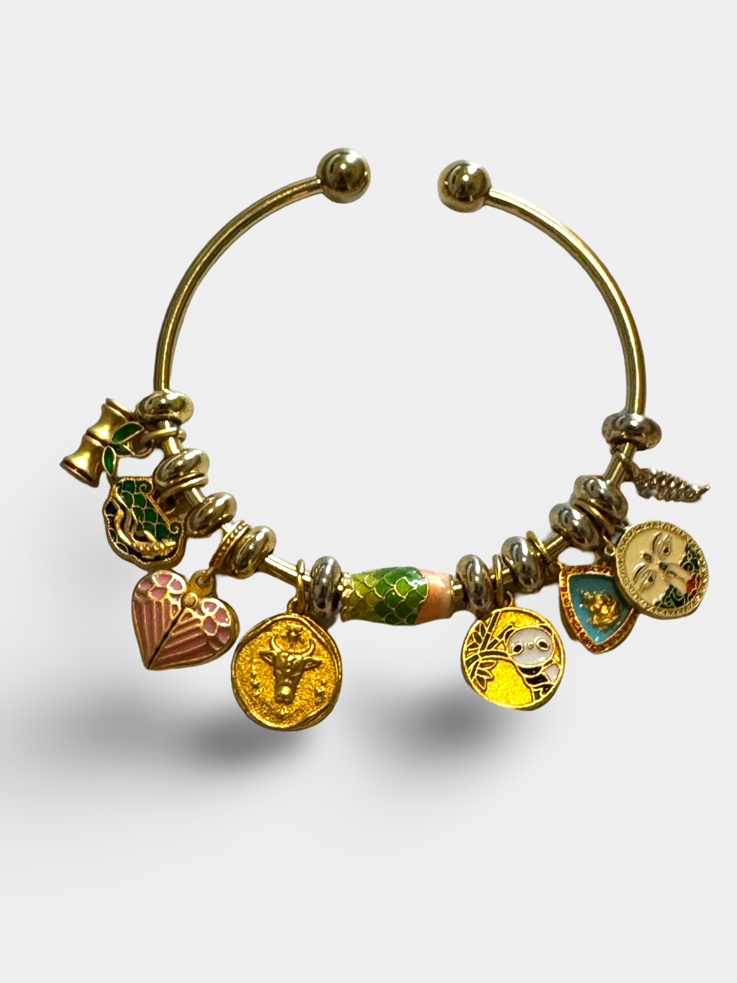 Customizable Charm Bangle