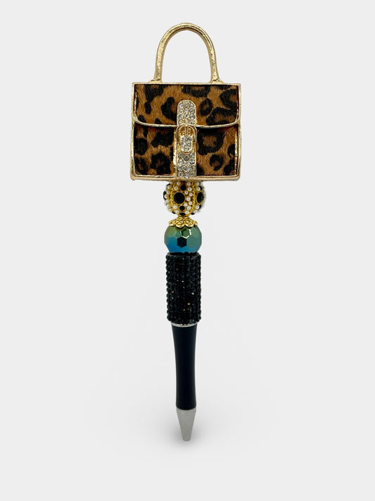 Leopard Buckle Purse Pen