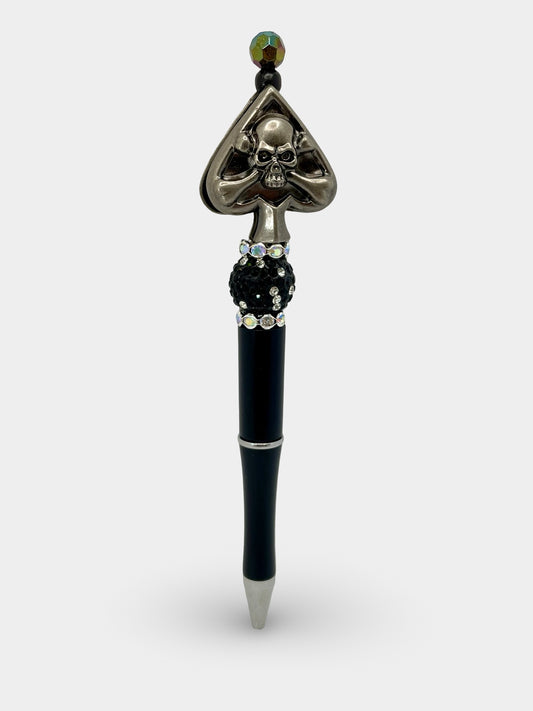 Ace of Spade Skull Pen