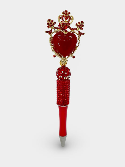 Red Heart Pen