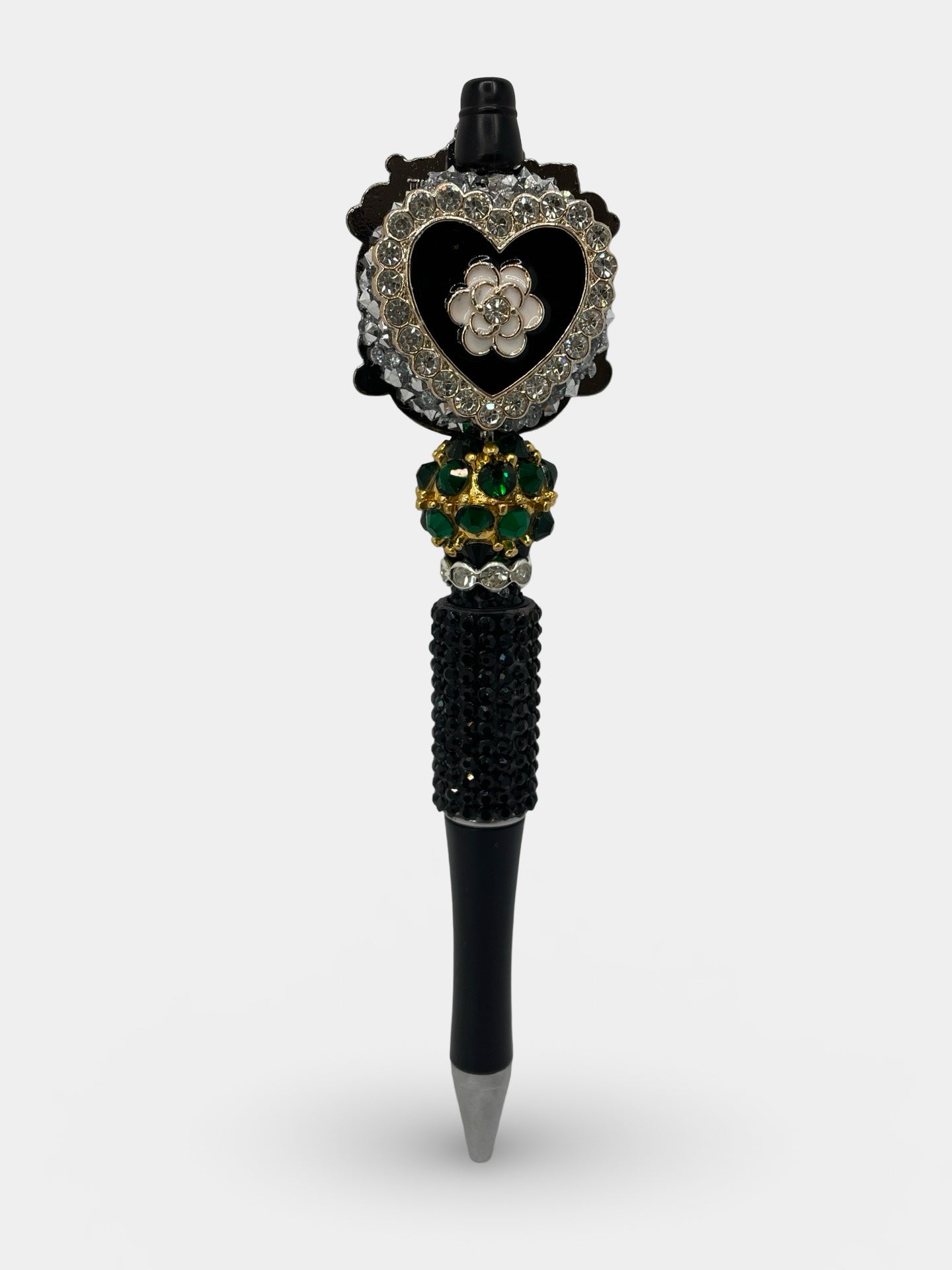 Slytherin Crest Fancy Bead Pen