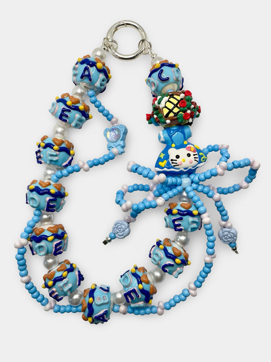 Blue HK Phone Chain